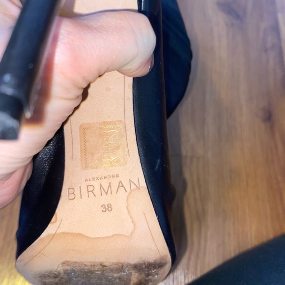 ALEXANDRE BIRMAN RUCHED LEATHER BOOTS - Picture 8 of 10